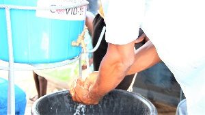Uganda students produce hands-free washing aid